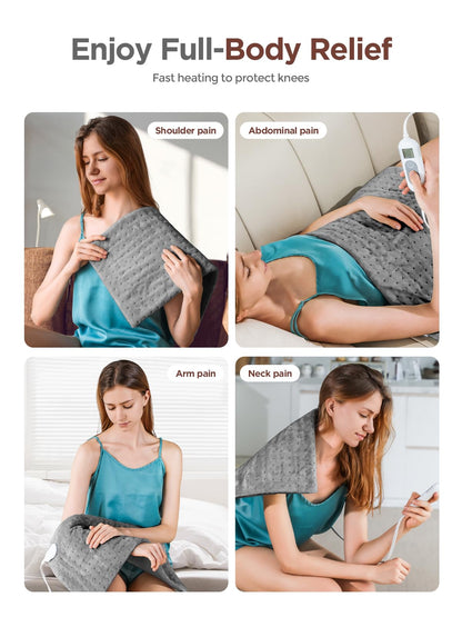 Electric Heating Pad for Back and Neck Pain