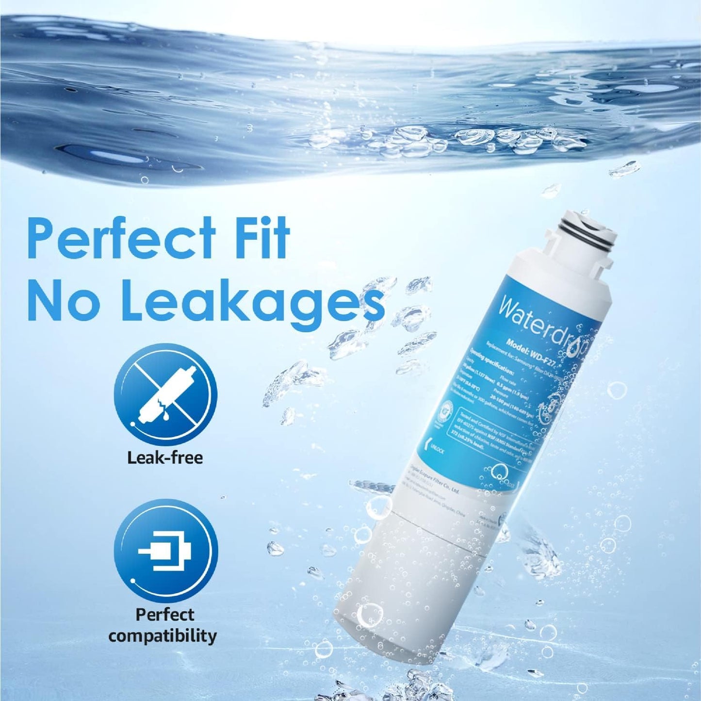 Waterdrop Samsung Water Filter Replacement 6-Pack