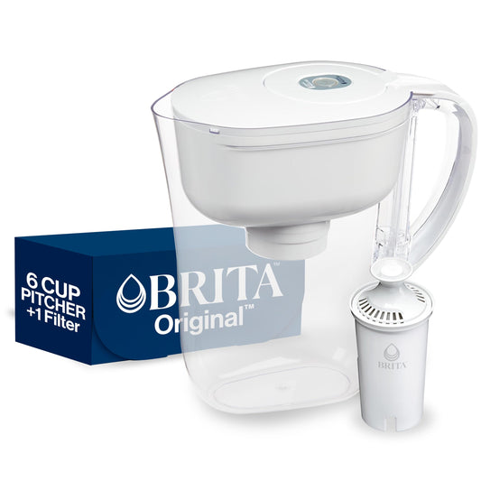 Brita Metro Water Filter Pitcher, 6-Cup Capacity
