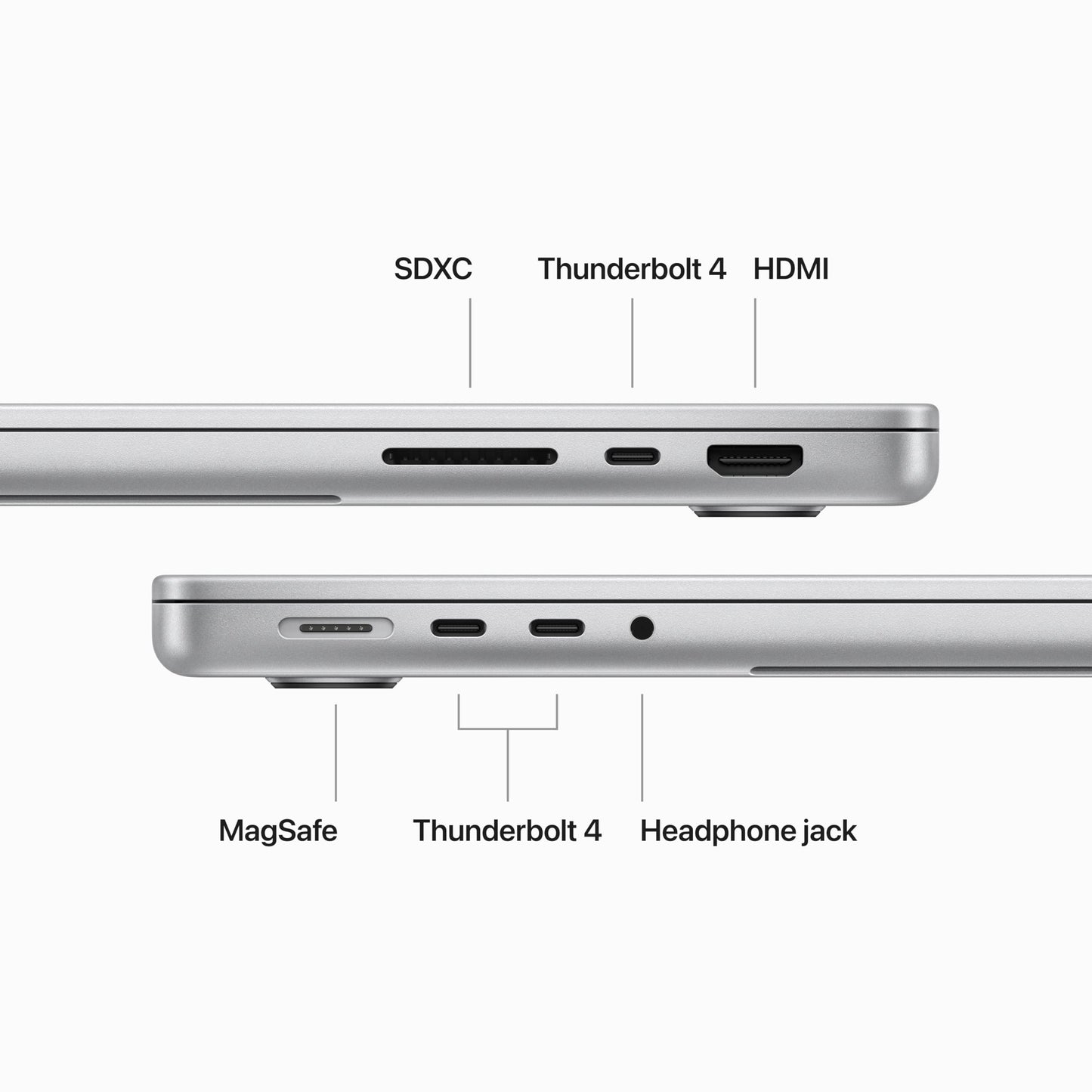 Apple 2023 MacBook Pro Laptop M3 Pro chip with 11‑core CPU, 14‑core GPU: 14.2-inch Liquid Retina XDR Display, 18GB Unified Memory, 512GB SSD Storage. Works with iPhone/iPad; Silver