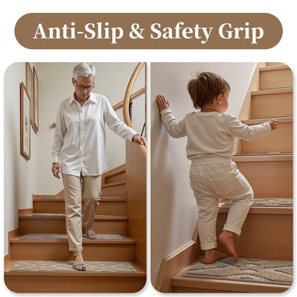 15PC Non-Slip Stair Treads by MontVoo