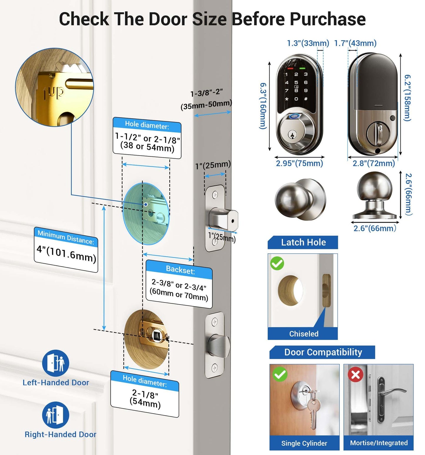 Smart Fingerprint Door Lock with App Control