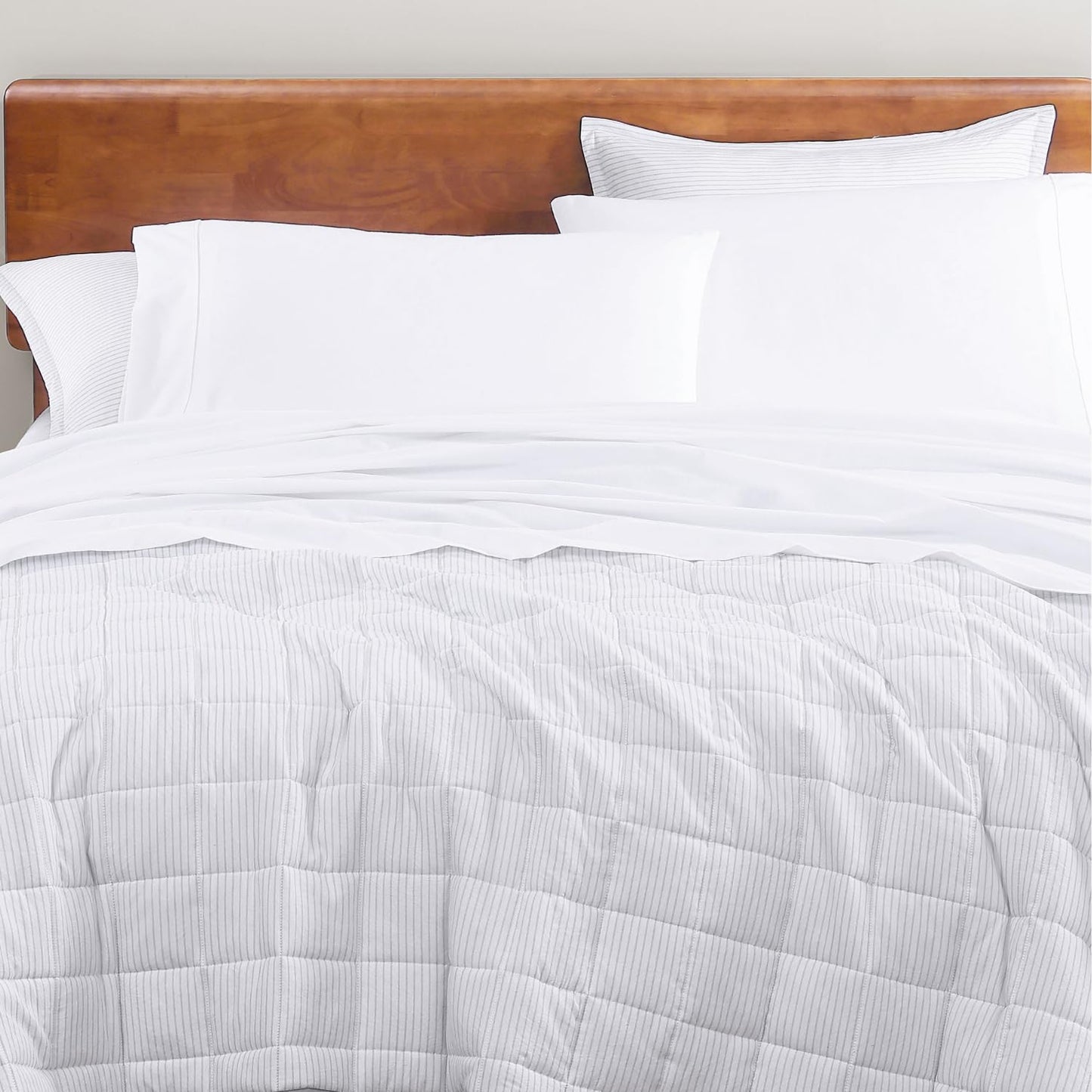 LANE LINEN Organic Cotton Queen Sheet Set - White