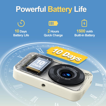 48MP 1080P Kids Digital Camera with 16X Zoom
