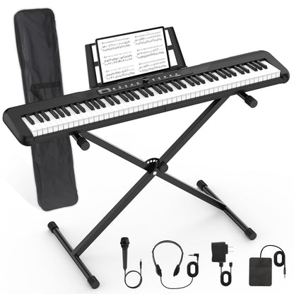 88-Key Electric Piano Keyboard with Accessories