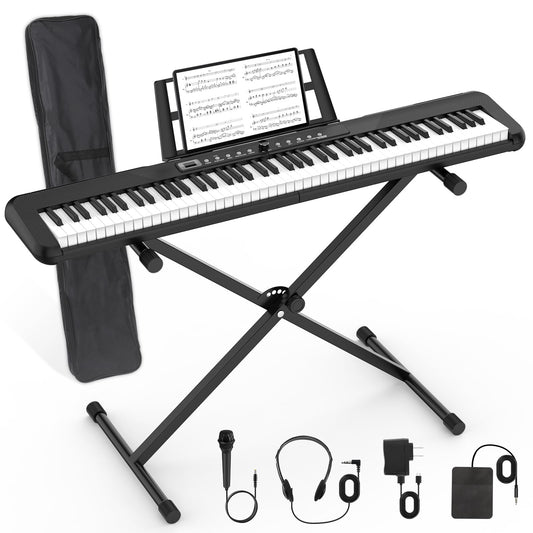 88-Key Electric Piano Keyboard with Accessories