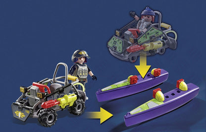 Playmobil Tactical Police All-Terrain Quad Vehicle