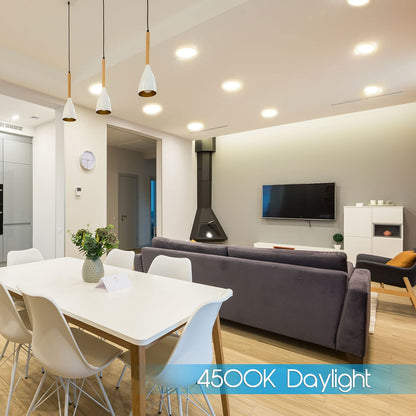 Esbaybulbs 7 Inch LED Recessed Ceiling Light 6 Pack