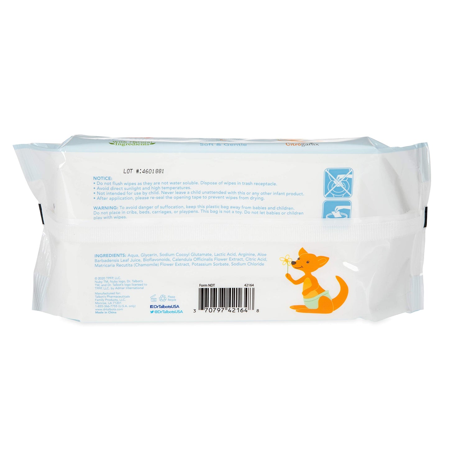 Nuby Ultra Premium Baby Wipes with Aloe & Chamomile