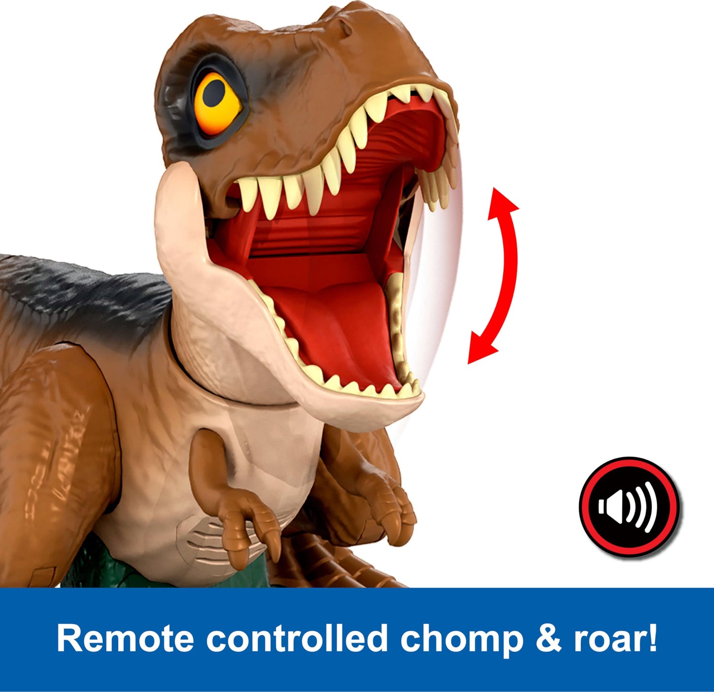 Mattel Jurassic World RC T-Rex Dinosaur Toy