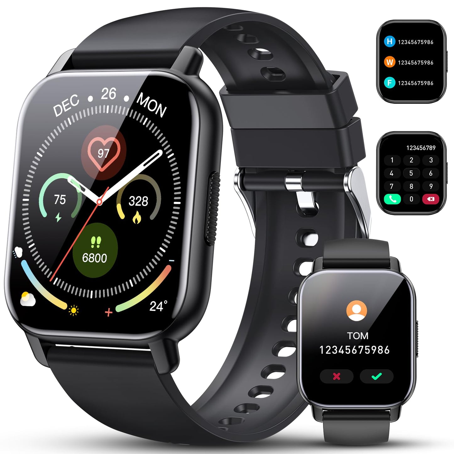 Smart Watch with Heart Rate & Sleep Monitor