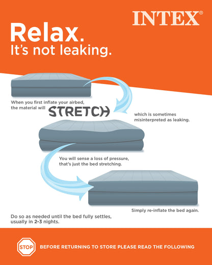 Intex Dura-Beam Twin Air Mattress 10in