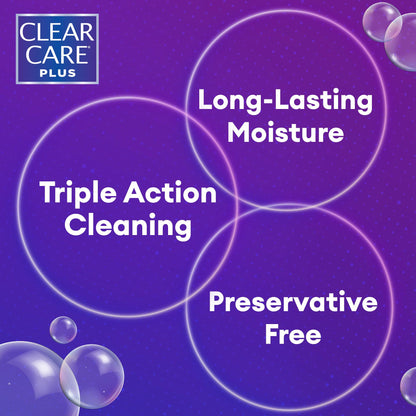 Clear Care Plus Lens Cleaning Solution Twin Pack