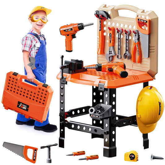 90 PCS Kids Tool Workbench Set for Toddlers