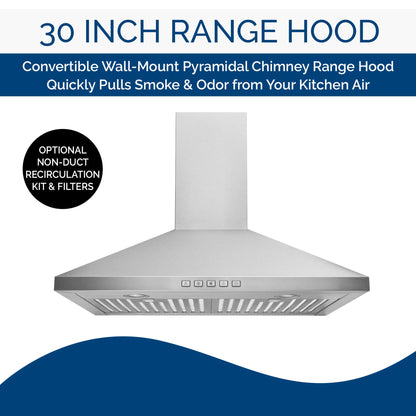 Broan-NuTone 30-inch Stainless Steel Range Hood