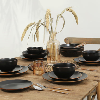 16-Piece Stoneware Dinnerware Set for 4