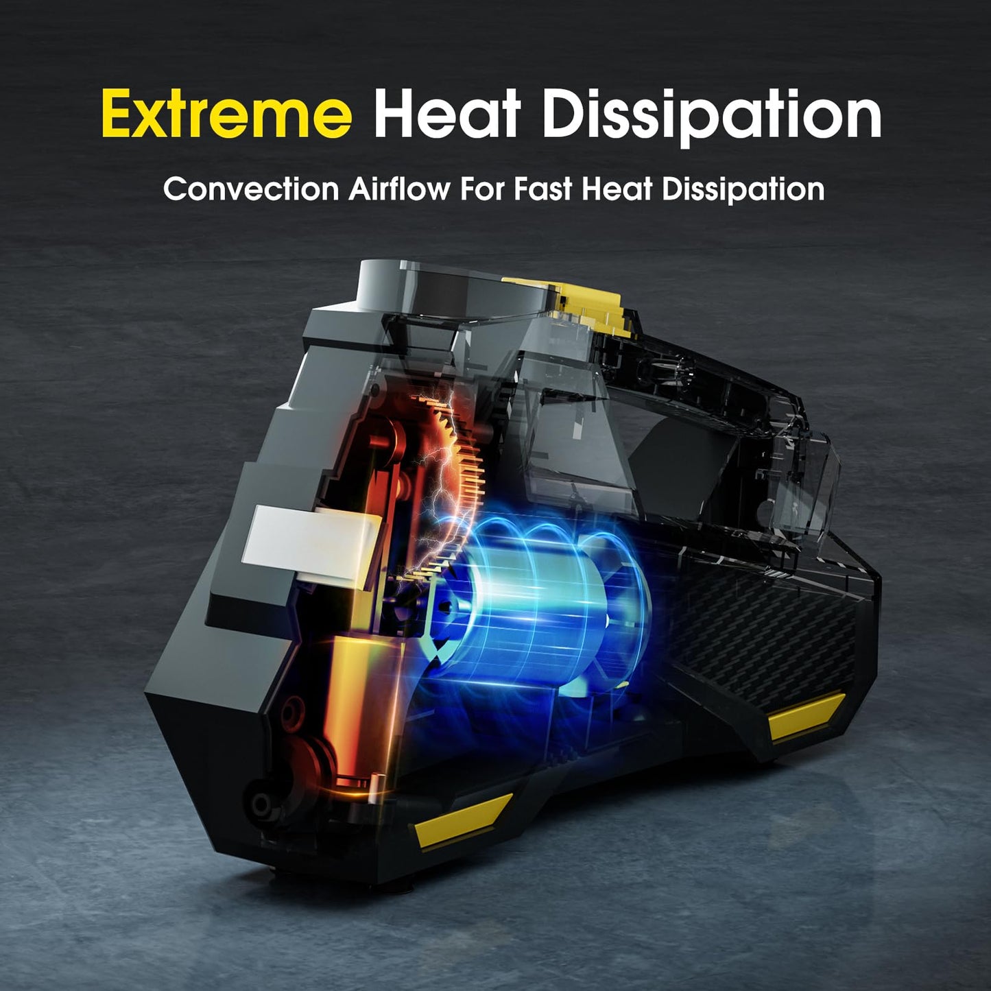 Portable Tire Inflator with Digital Gauge & Light