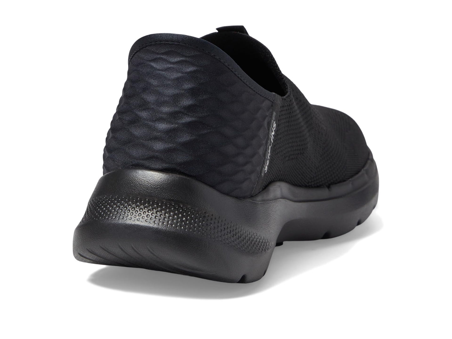 Skechers Men's Gowalk 6 Slip-Ins-Athletic Slip-On Walking Shoes | Casual Sneakers with Memory Foam, Black, 9