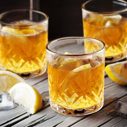 Set of 4 Old Fashioned Whiskey Glasses
