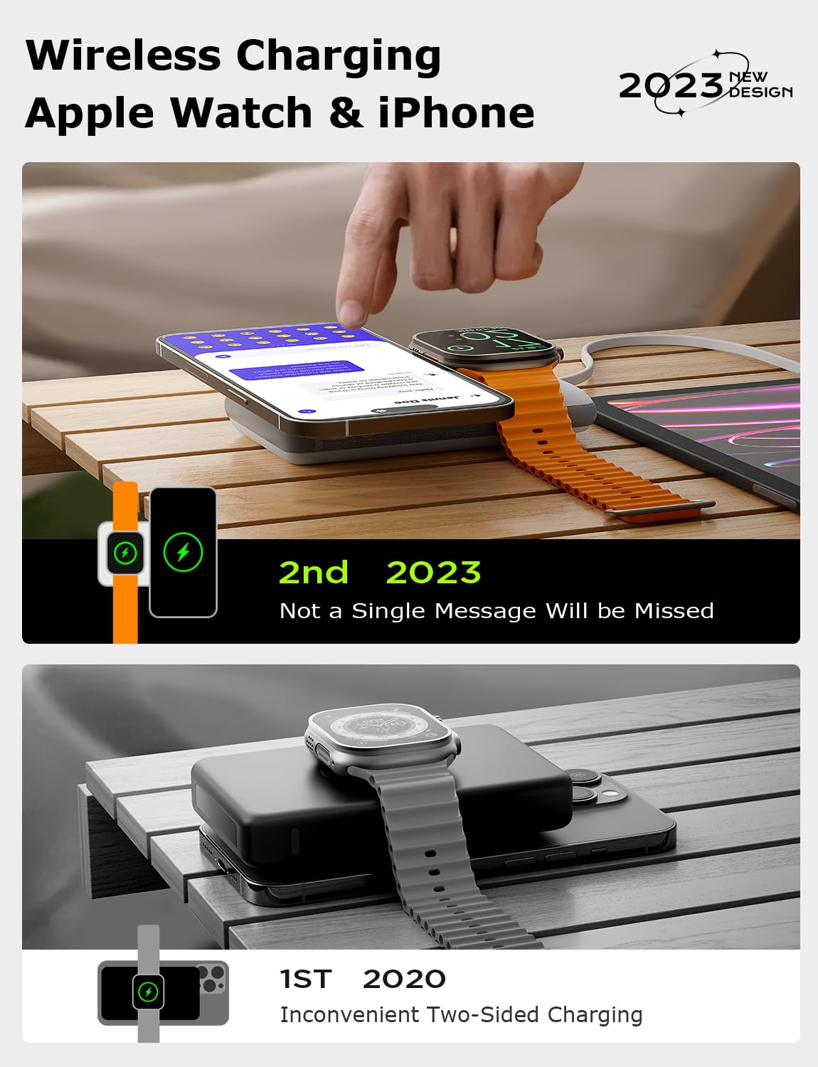10000mAh LISEN MagSafe Wireless Power Bank