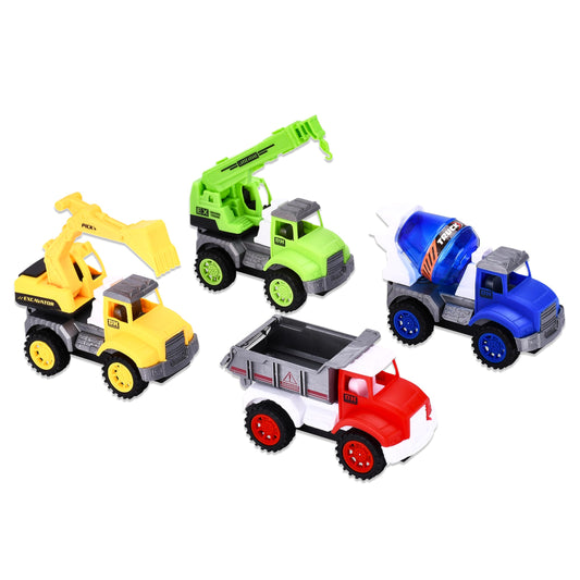 Kidzlane Toddler Dump Truck Toy Set - 4-Pack