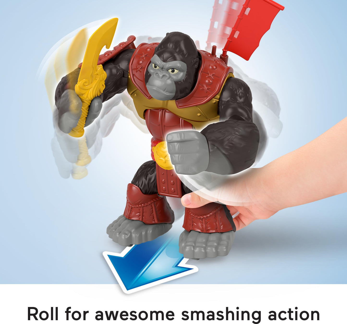 Fisher-Price Silverback Gorilla Figure with Accessories