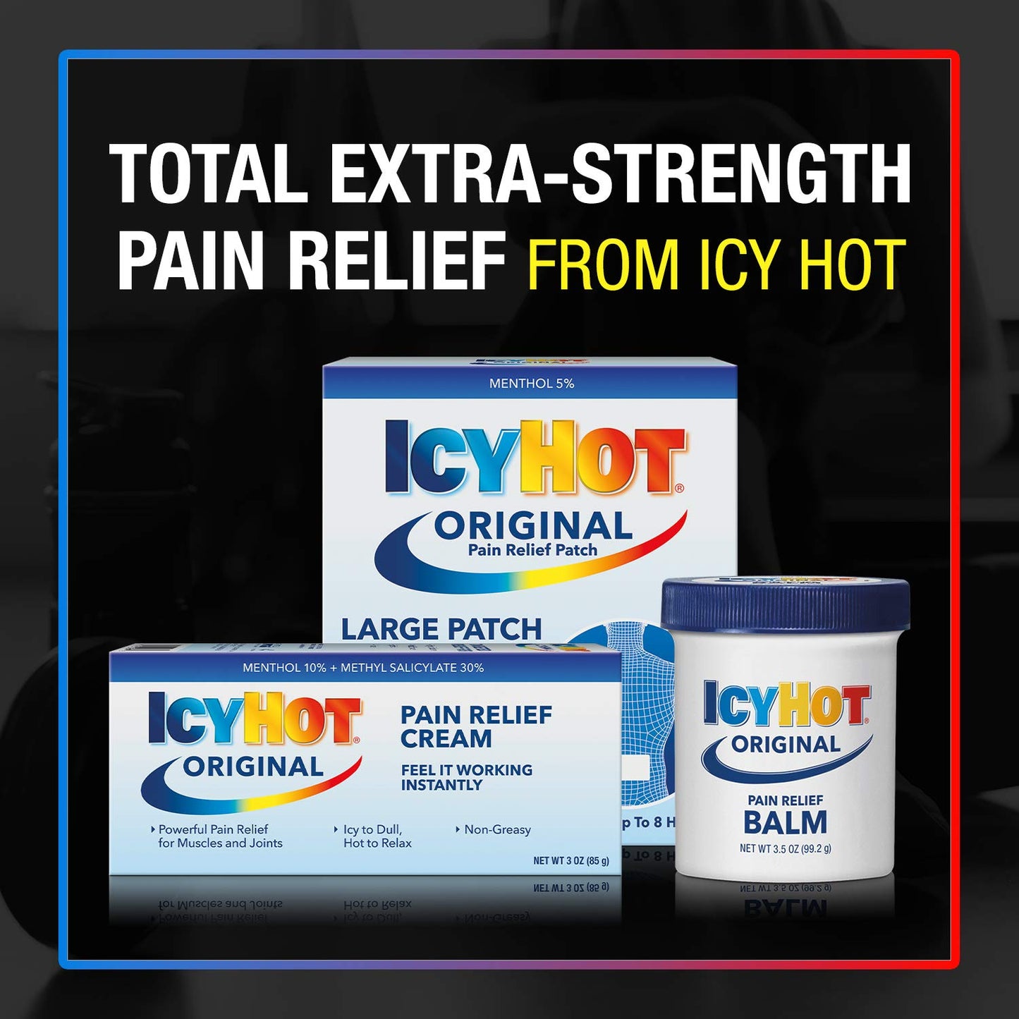 Icy Hot Pain Relief Cream 3 oz Instant Relief