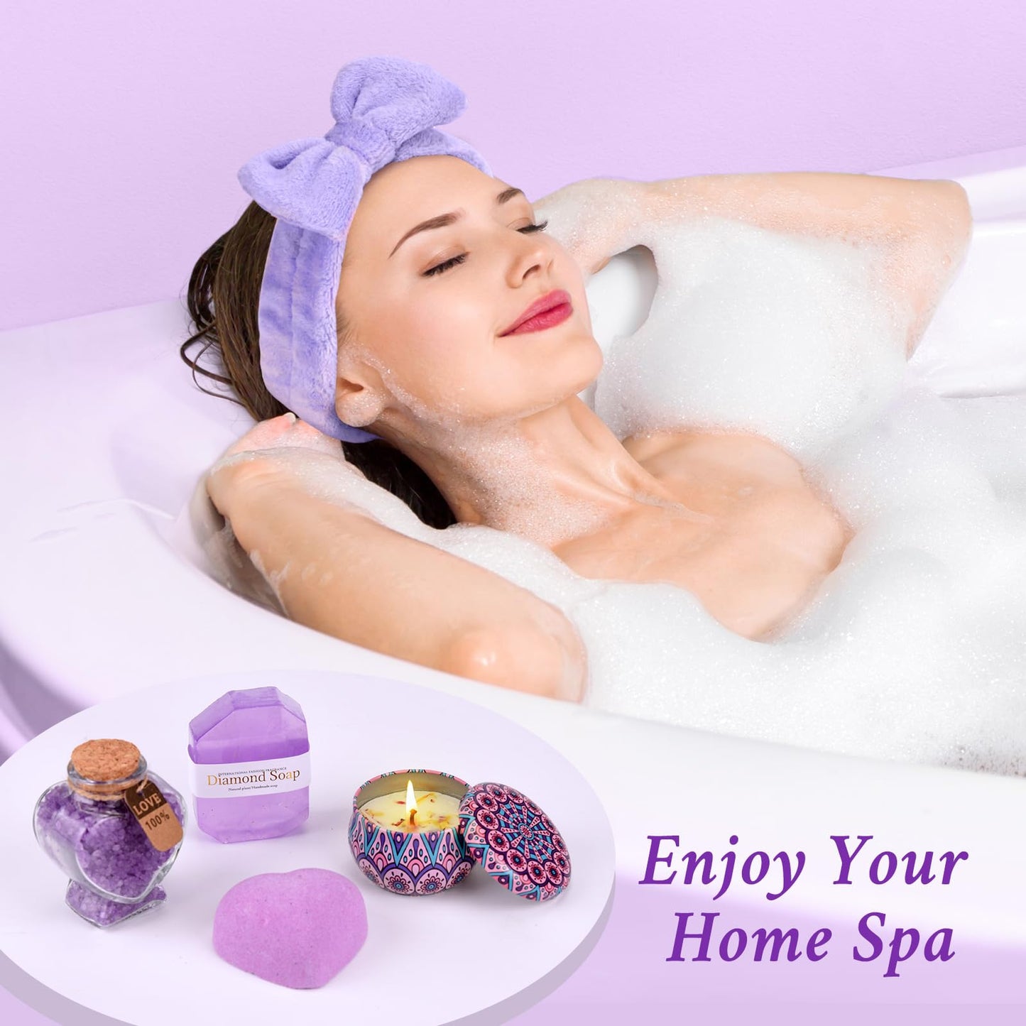 XMOSNZ Gifts for Women Unique Spa Gift Basket Set for Birthday Gifts Gifts for Mom Personalized Gifts with Gift Cards Best Friend Gifts for Women Gifts for Her Valentines Day Gifts
