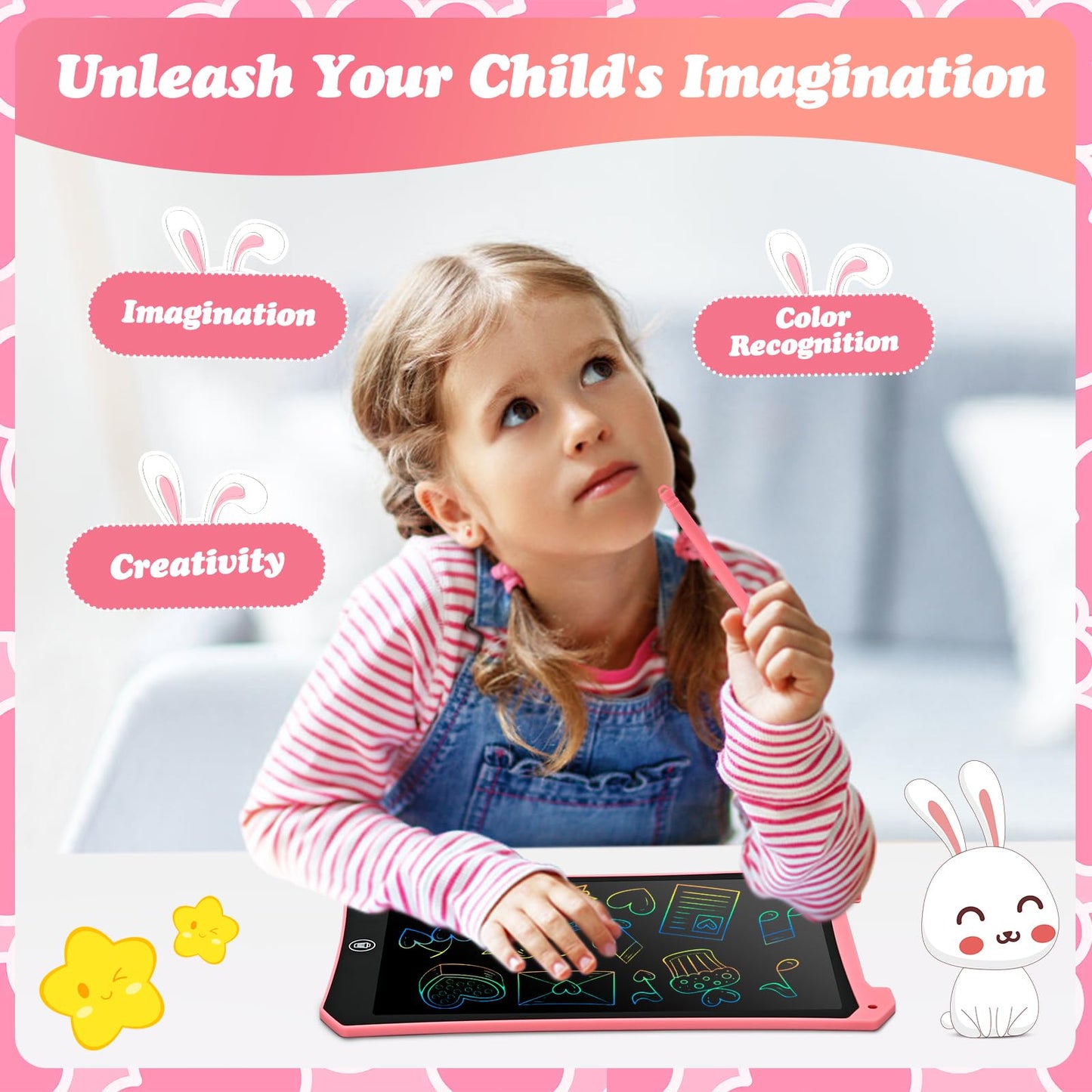 Kids LCD Writing Tablet Doodle Board 10 Inch