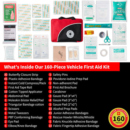 Protect Life 160-Piece Travel First Aid Kit