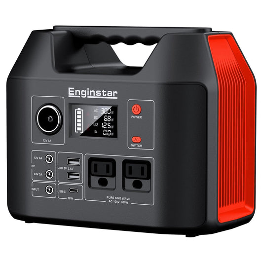 EnginStar Portable Power Station 300W for Outdoors