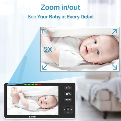 5.5" HD Baby Monitor with Night Vision