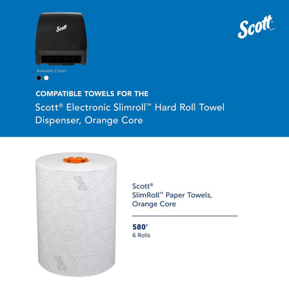 Scott Slimroll Towel Dispenser, Black, Automatic