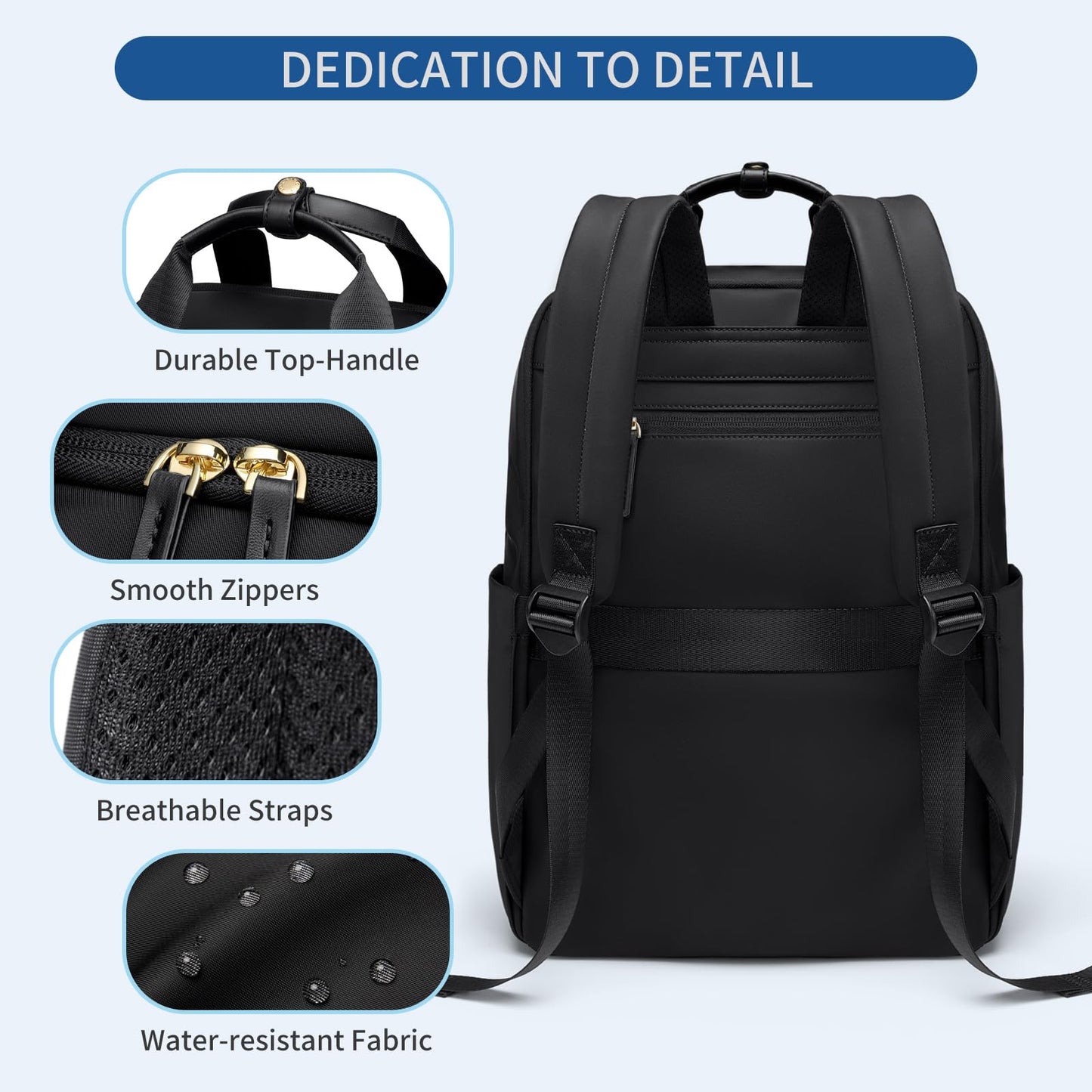 Laptop Backpack with Compartment for 16 Inch Notebook