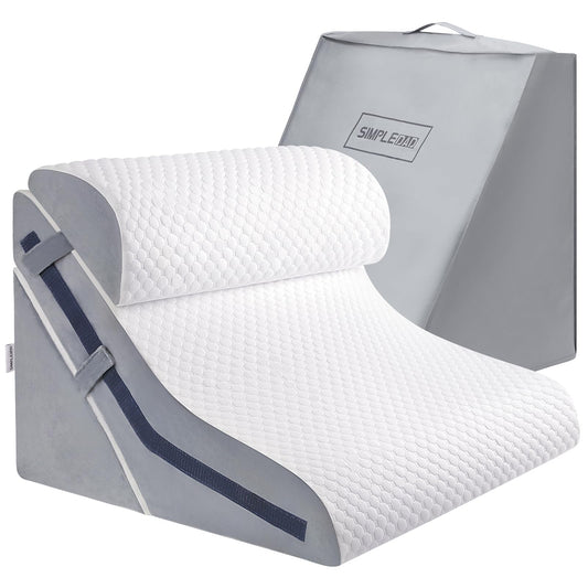 Adjustable Memory Foam Wedge Pillow for Back Pain