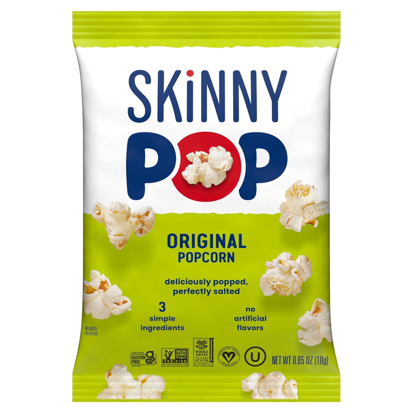 SkinnyPop Original Gluten Free Popcorn Bags (6 Count)