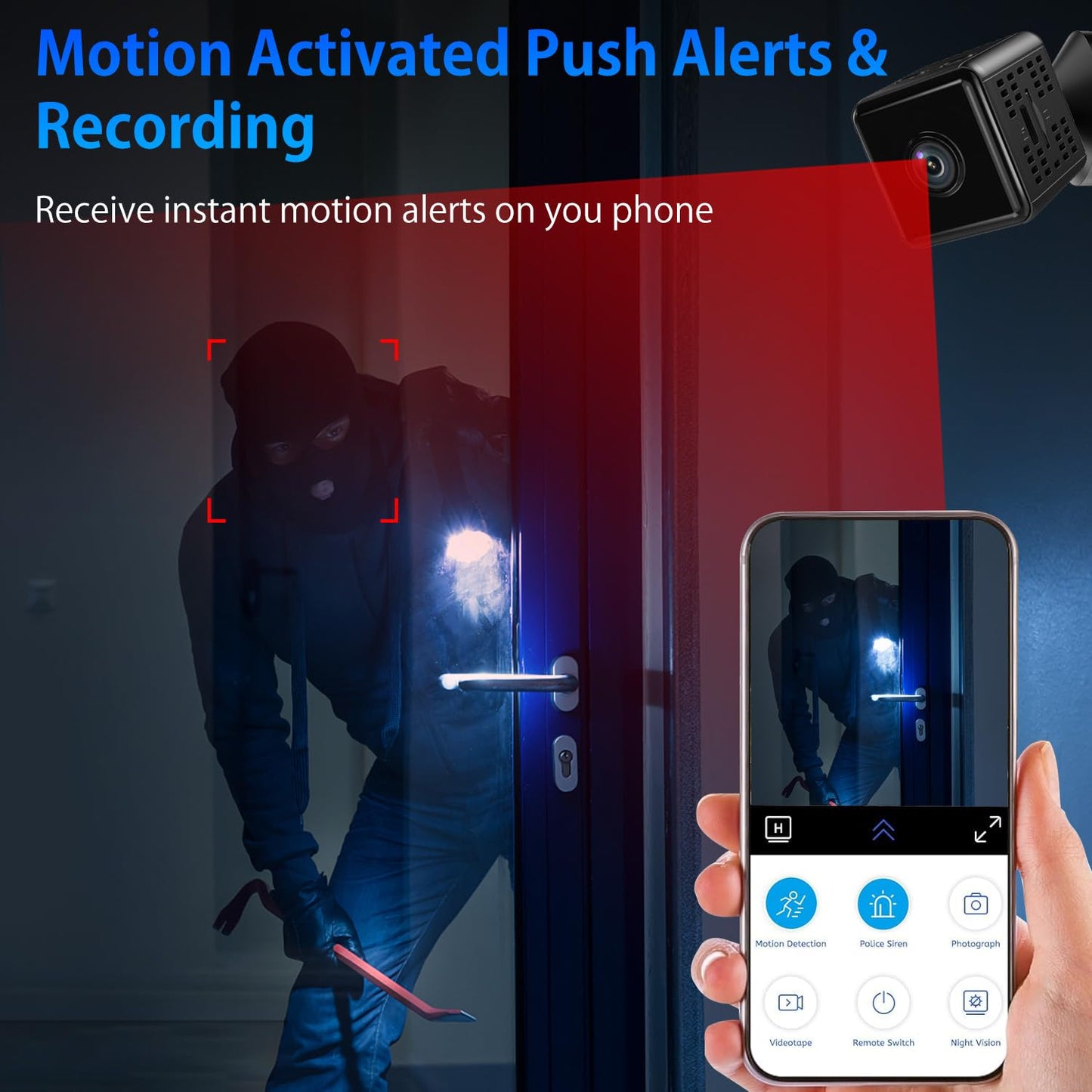 1080P WiFi Hidden Camera with Night Vision