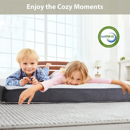 HUEIFY Twin Memory Foam Quad Folding Mattress