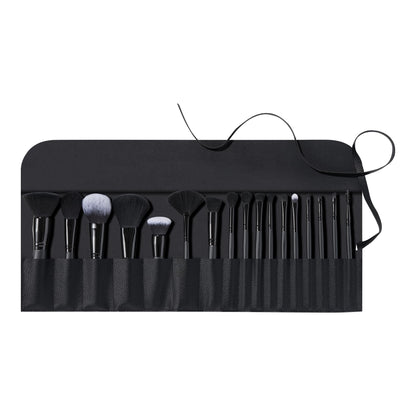 17-Piece e.l.f. Makeup Brush Set with Travel Roll
