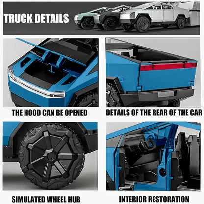 1/24 Cyber Truck Alloy Die Cast Model Toy
