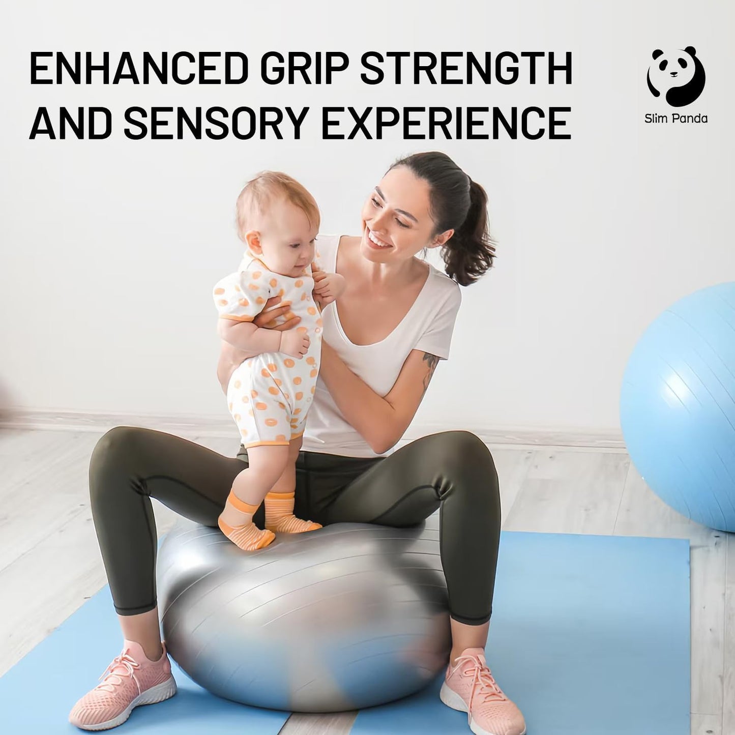 Exercise Ball for Fitness and Therapy by Slim Panda
