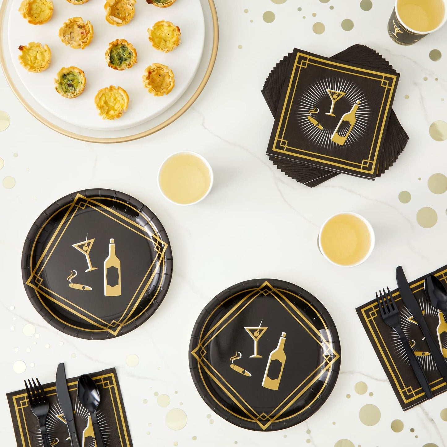 1920s Murder Mystery Party Supplies for 24