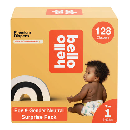 128 Count Hello Bello Premium Diapers Size 1