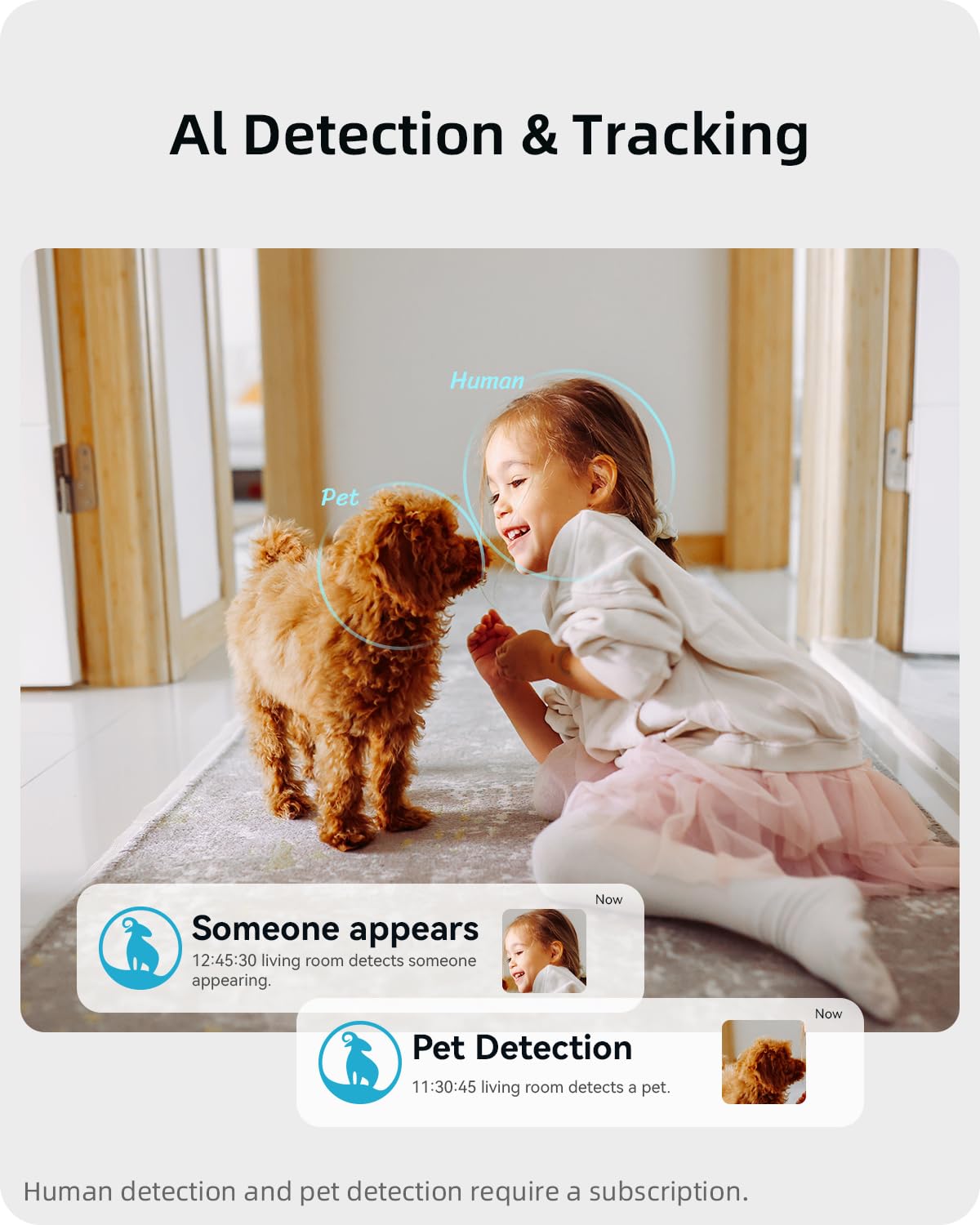 blurams 2K Indoor Security Camera with Motion Tracking