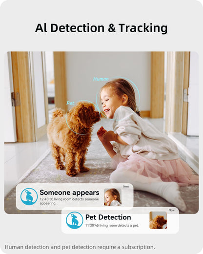 blurams 2K Indoor Security Camera with Motion Tracking