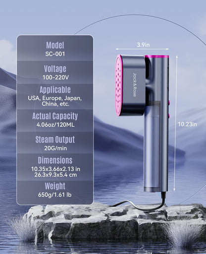Portable Travel Steamer for Clothes by Jack & Rose