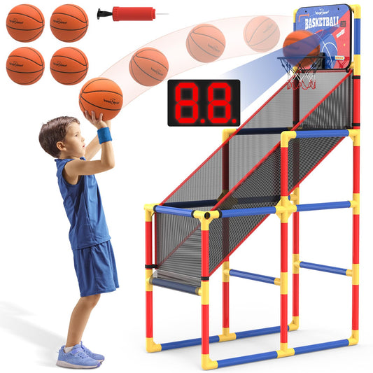 Kids Arcade Basketball Game with Electronic Scoreboard
