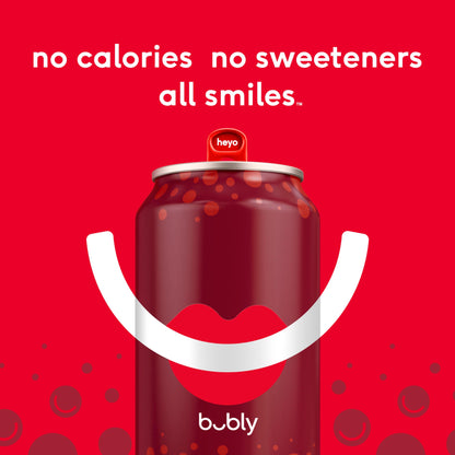 18 Pack Bubly Sparkling Water Triple Berry