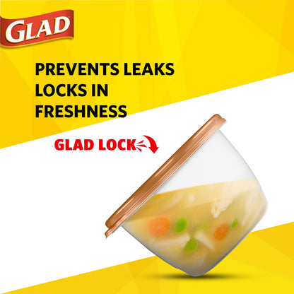 GladWare 3-Count Deep Dish Food Storage Containers