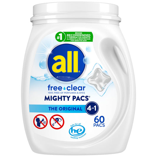 ADD 2 TO YOUR CART ‼️                 120 Count All Mighty Pacs Laundry Detergent